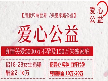 互助捐卵助孕生子 爱心志愿者招募